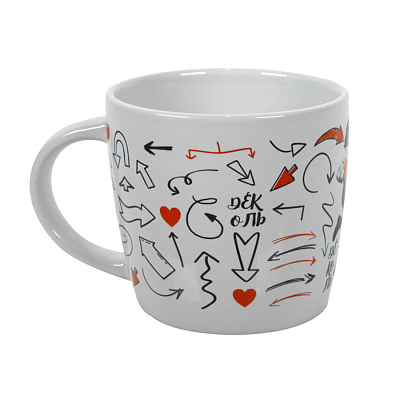 Кружка MILK ,  глянцевое покрытие