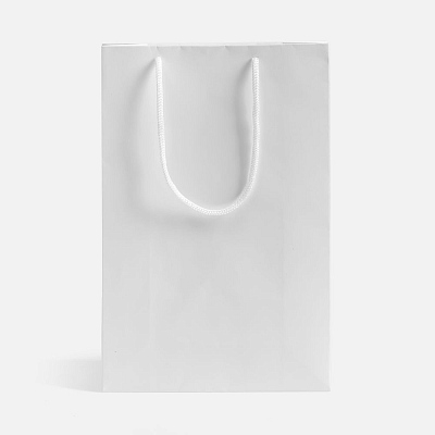 Пакет бумажный с ламинацией Lami S, белый