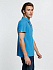 Рубашка поло мужская Virma Premium, бирюзовая - Фото 5