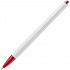 Ручка шариковая Tick, белая с красным - Фото 3
