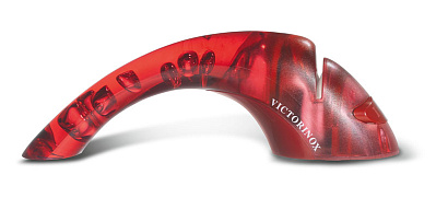 Точилка VICTORINOX для кухонных ножей, с 2 керамическими дисками,  205x55x65 мм, красная (Красный)