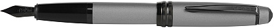 Перьевая ручка Cross Bailey Matte Grey Lacquer, перо F. Цвет - серый. (Серый)