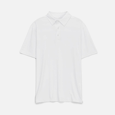 Рубашка поло унисекс Senti, белая