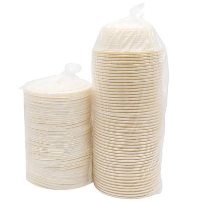 Набор контейнеров (супница) из кукурузного крахмала,  400 мл (50 шт)