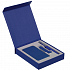 Коробка Latern для аккумулятора 5000 мАч, флешки и ручки, синяя - Фото 3