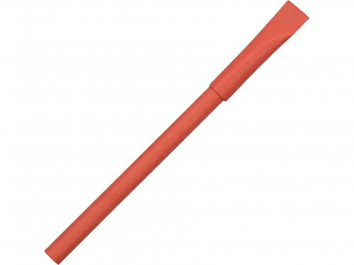 Ручка из переработанной бумаги с колпачком Recycled (Красный)