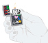 Зажигалка ZIPPO All Luck с покрытием Street Chrome, латунь/сталь, серебристая, 38x13x57 мм - Фото 5