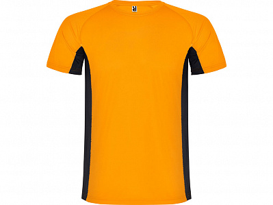 Спортивная футболка Shanghai мужская (Неоновый оранжевый/черный)