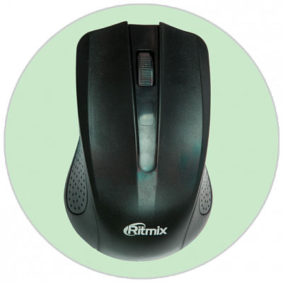 Мышь беспроводная RITMIX RMW-555, красный