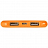 Внешний аккумулятор Uniscend Half Day Compact 5000 мAч, оранжевый - Фото 4
