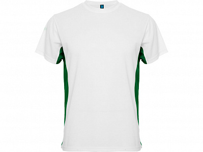 Спортивная футболка Tokyo мужская (Белый/зеленый)
