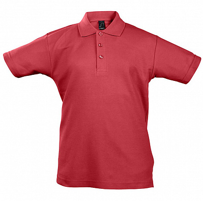 Рубашка поло детская Summer II Kids 170, красная (Красный)