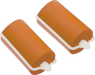 Бигуди резиновые Dewal Beauty d 32ммx70мм(10шт) оранжевые (Оранжевый)