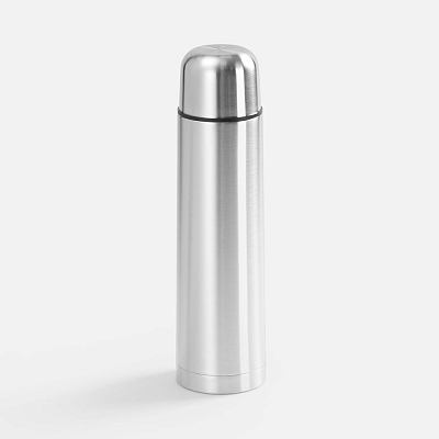 Термос Plain 750, ver.2, серебристый