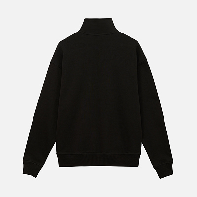 Толстовка на молнии унисекс FLOW, черная, размер XS/S