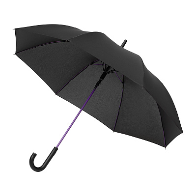 Зонт-трость Quantum /оранжевый (Черный)