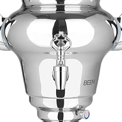 Самовар BEEM модель Soraya, 10 литров, серебристый