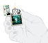 Зажигалка ZIPPO Spooky Design с покрытием Glow In The Dark Green, латунь/сталь, белая, 38x13x57 мм - Фото 5