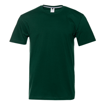 Футболка унисекс без бокового шва STAN хлопок 160, 02 (Тёмно-зелёный)