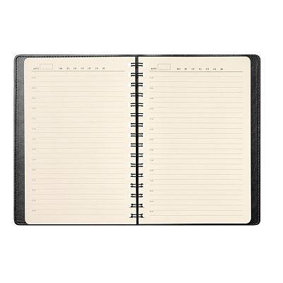 Ежедневник Виста Нео (Vista Neo) недатированный, черный