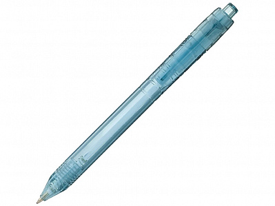 Ручка пластиковая шариковая Vancouver (Синий прозрачный)