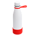 Термобутылка герметичная вакуумная Olivia To Go, белый/красный - Фото 1
