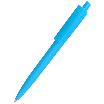 Ручка пластиковая Agata софт-тач, голубая (Голубой полуматовый)