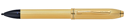 Стилус-ручка Cross Townsend E-Stylus с электронным кончиком. Цвет - золотистый. (Золотистый)