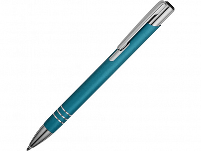 Ручка металлическая шариковая Вудс (Голубой)