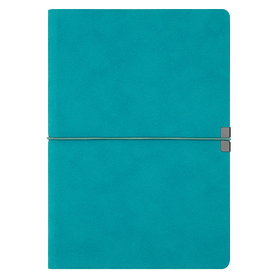 Ежедневник Ин Велюр (In Velour) недатированный, бирюзовый