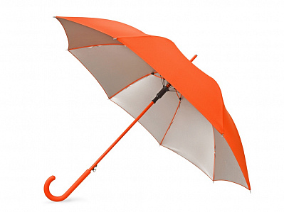 Зонт-трость Silver Color (Оранжевый/серебристый)