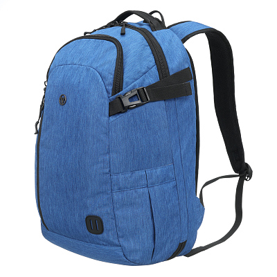 Рюкзак TORBER MOBI с отделением для ноутбука 15'', синий, полиэстер, 31 x 20 x 47 см, 29 л