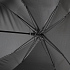 Зонт-трость с квадратным куполом Mistral, черный - Фото 4