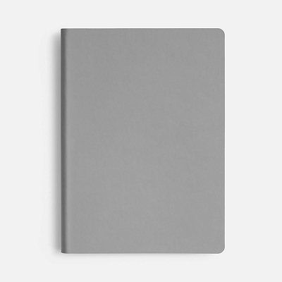 Ежедневник Flex Shall New, недатированный, серый