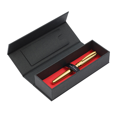 Ручка-роллер Pierre Cardin GOLDEN. Цвет - золотистый.  Упаковка B-1