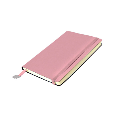 Ежедневник недатированный Boomer, А5,  светло-розовый, кремовый блок, без обреза (Светло-розовый)