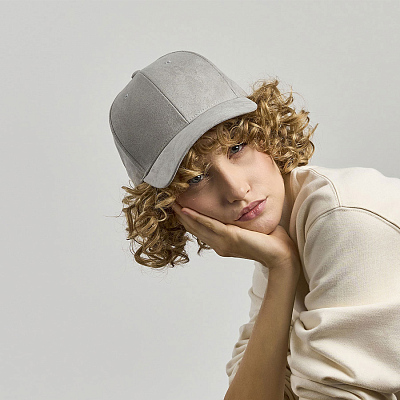 Бейсболка FAM-S, 6 клиньев, металлическая застёжка