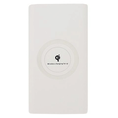 Внешний аккумулятор Big Bank с беспроводной зарядкой, 6000 мАч (белый)