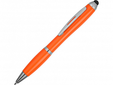 Ручка-стилус шариковая Nash (Оранжевый/серебристый)