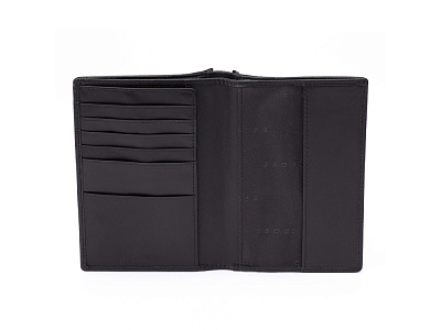 Органайзер для документов Classics Black с шариковой ручкой