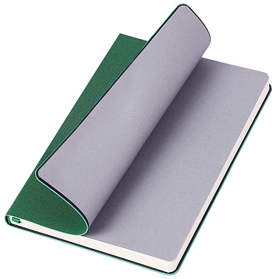 Ежедневник A5 недатированный Stefano в мягком переплёте, темно-зеленый