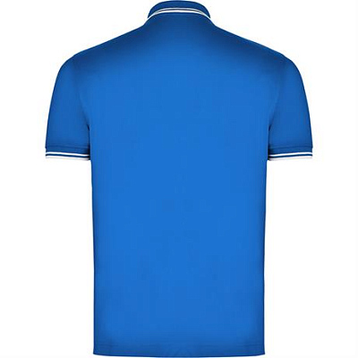 Футболка поло MONTREAL мужская, КОРОЛЕВСКИЙ СИНИЙ/БЕЛЫЙ 2XL