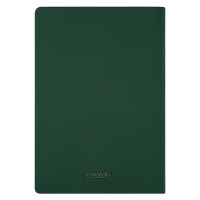 Ежедневник Латте софт-тач (Latte soft touch) недатированный, зеленый