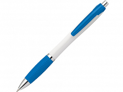 Шариковая ручка с противоскользящим покрытием DARBY (Синий)