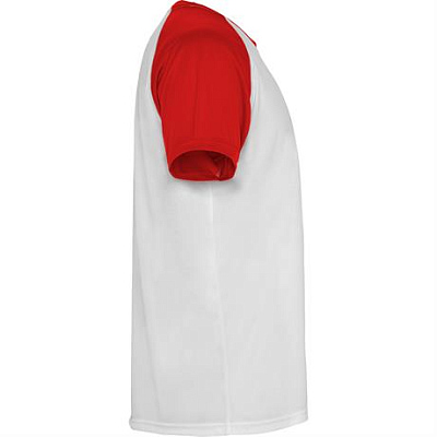 Спортивная футболка INDIANAPOLIS мужская, БЕЛЫЙ/КРАСНЫЙ 3XL