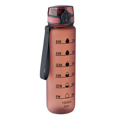 Sports water bottle RPET 1L (Красного бургундского вина)