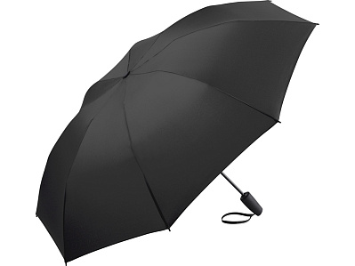 Зонт складной Contrary полуавтомат (Черный)