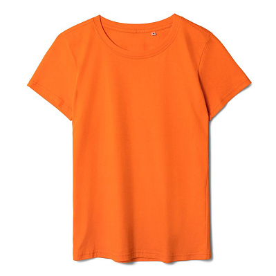 Футболка женская T-bolka Lady, оранжевая (Оранжевый)