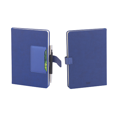 Ежедневник недатированный "Монти", формат А5, синий