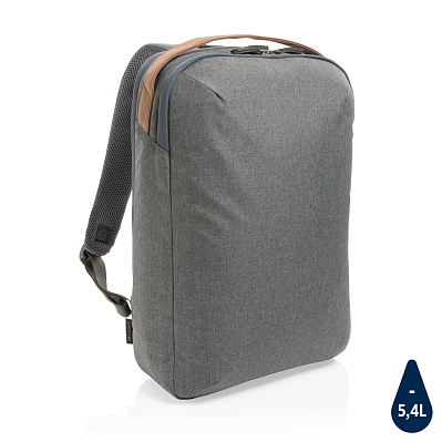 Двухцветный рюкзак Impact из RPET AWARE™ для ноутбука 15.6" (Серый;)
